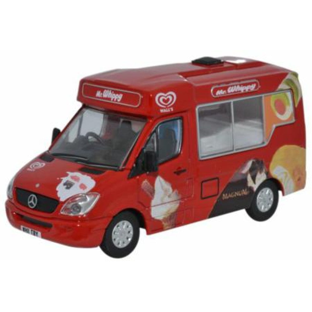 Available to Order – Walls Ice Cream Whitby Mondial Ice Cream Van 1:76 Oxford Diecast Model (OX76WM001)