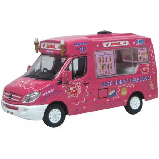Available to Order – Whitby Mondial Ice Cream Van Tonibell 1:76 Oxford Diecast Model (OX76WM009)