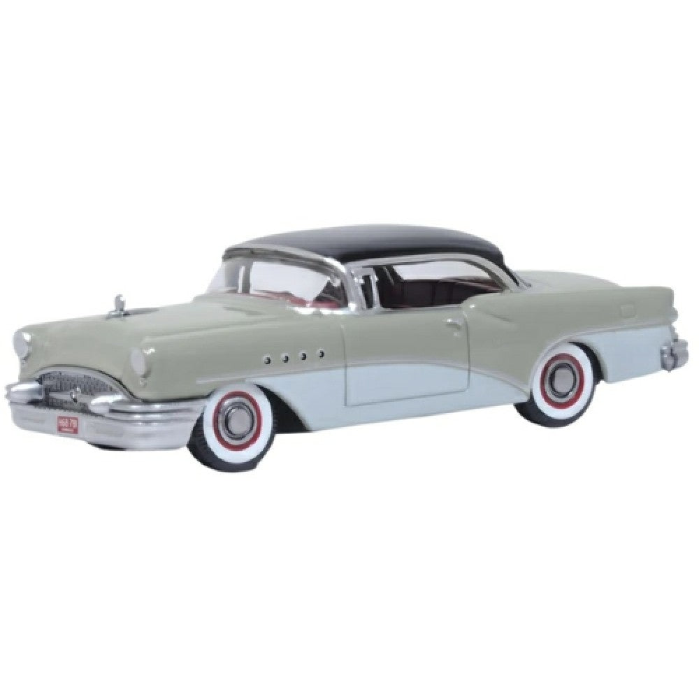 Available to Order – Buick Century 1955 Carlsbad Black/windsor Grey/dover White 1:87 Oxford Diecast Model (OX87BC55007)