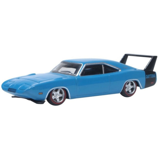 Available to Order – Dodge Charger Daytona 1969 Bright Blue 1:87 Oxford Diecast Model (OX87DD69004)