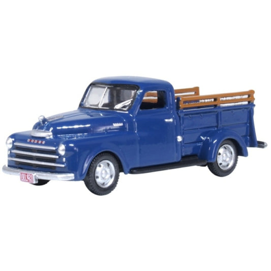 Available to Order – Dodge B1b Pick up 1948 Waterway Blue 1:87 Oxford Diecast Model (OX87DP48006)