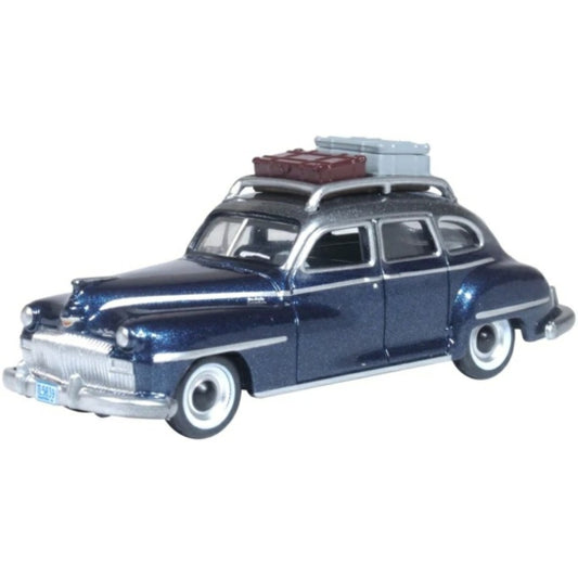 Available to Order – Desoto Suburban 1946-1948 Butterfly Blue/crystal Gray 1:87 Oxford Diecast Model (OX87DS46004)