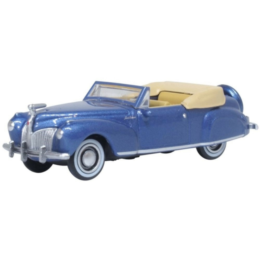 Available to Order – Darian Blue/tan Lincoln Continental 1941 1:87 Oxford Diecast Model (OX87LC41007)