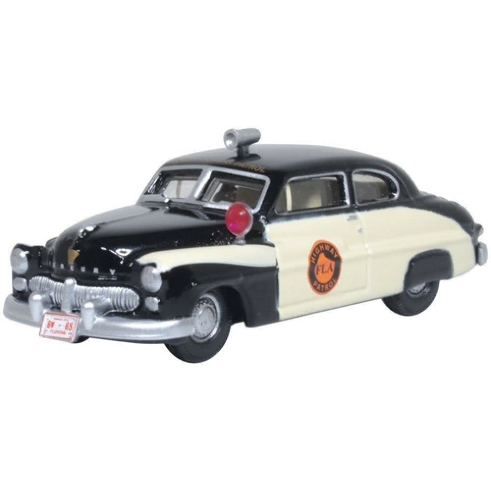 Available to Order – Florida Highway Patrol Mercury Monarch 1949 1:87 Oxford Diecast Model (OX87ME49010)