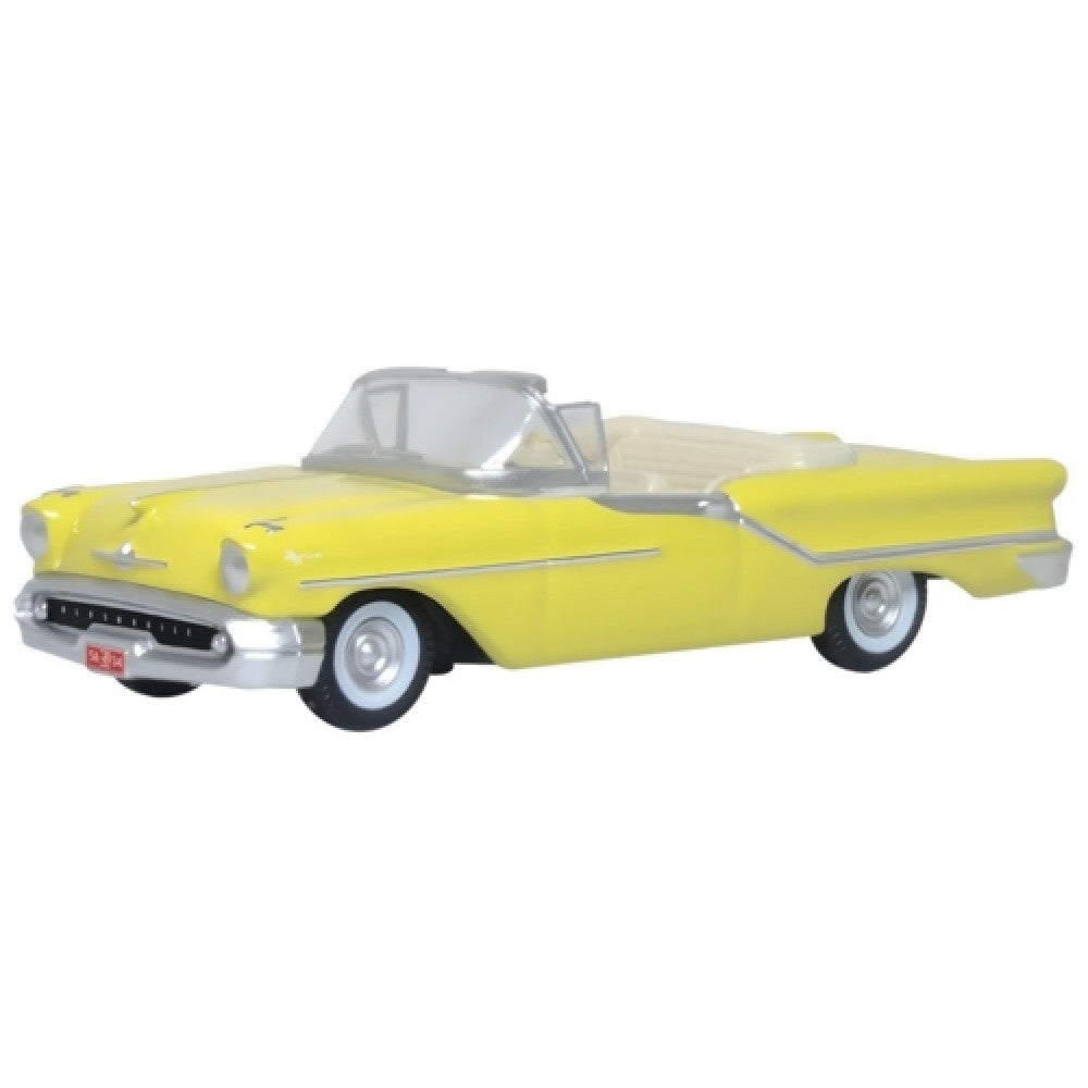 Available to Order – Oldsmobile 88 Convertible 1957 Coronado Yellow (roof Down) 1:87 Oxford Diecast Model (OX87OC57001)
