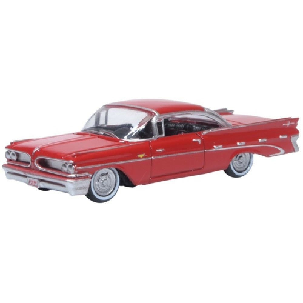 Available to Order – Pontiac Bonneville Coupe 1959 Mandalay Red 1:87 Oxford Diecast Model (OX87PB59005)