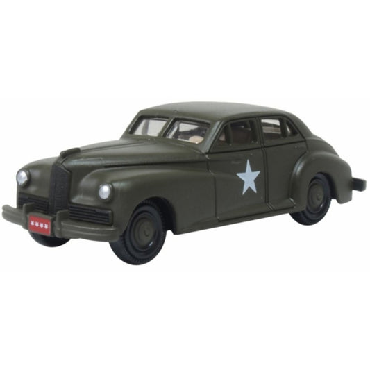 Available to Order – 1942 Packard Clipper Touring Sedan US Army Staff Car 1:87 Oxford Diecast Model (OX87PC42002)
