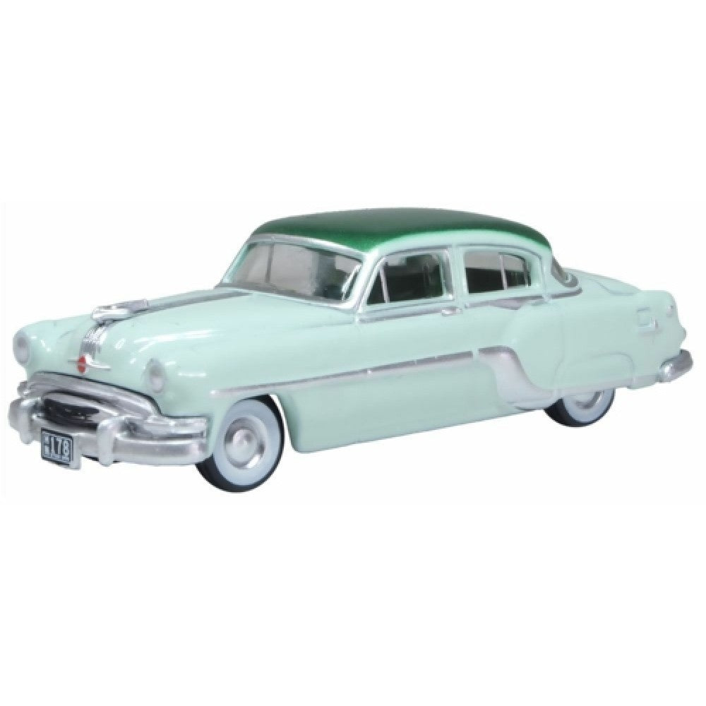 Available to Order – 1954 Pontiac Chieftain 4 Door Shannon Green/brookmere Green 1:87 Oxford Diecast Model (OX87PC54005)