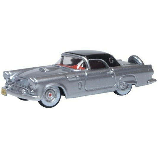 Available to Order – Ford Thunderbird 1956 Thunderbird Gray Metallic/raven Black 1:87 Oxford Diecast Model (OX87TH56007)
