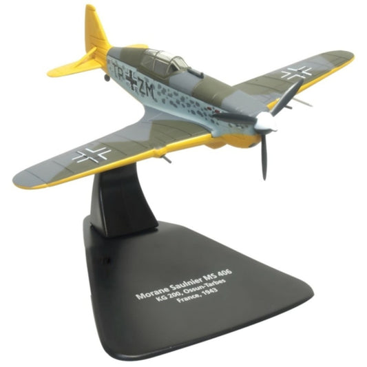 THIS ITEM IS AVAILABLE TO ORDER FROM OUR SUPPLIER - 1:72 OXFORD OXAC116S MORANE SAULNIER 406 KG200 OSSUNTARBES FRANCE 1943 NO SWASTIKA
