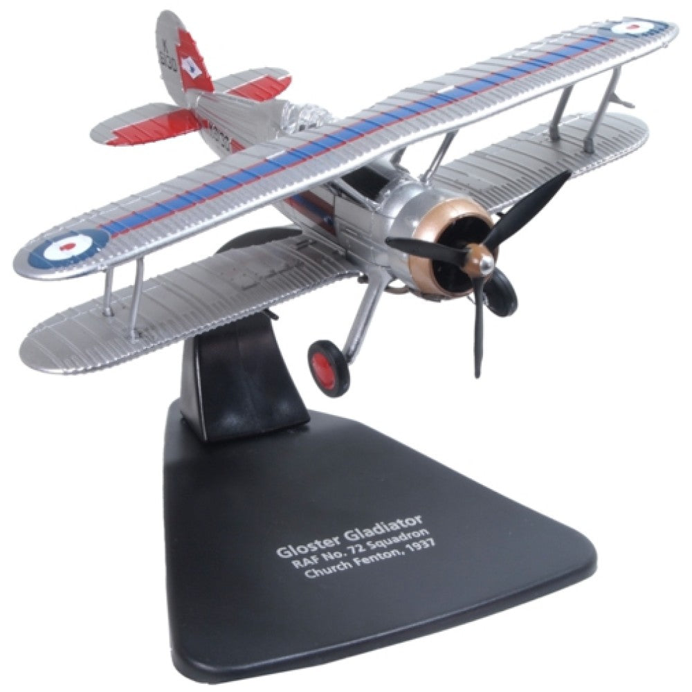 Available to Order – OXAC122 - 1:72 RAF NO.72 SQN CHURCH FENTON 1937 GLOSTER GLADIATOR (OXAC122)