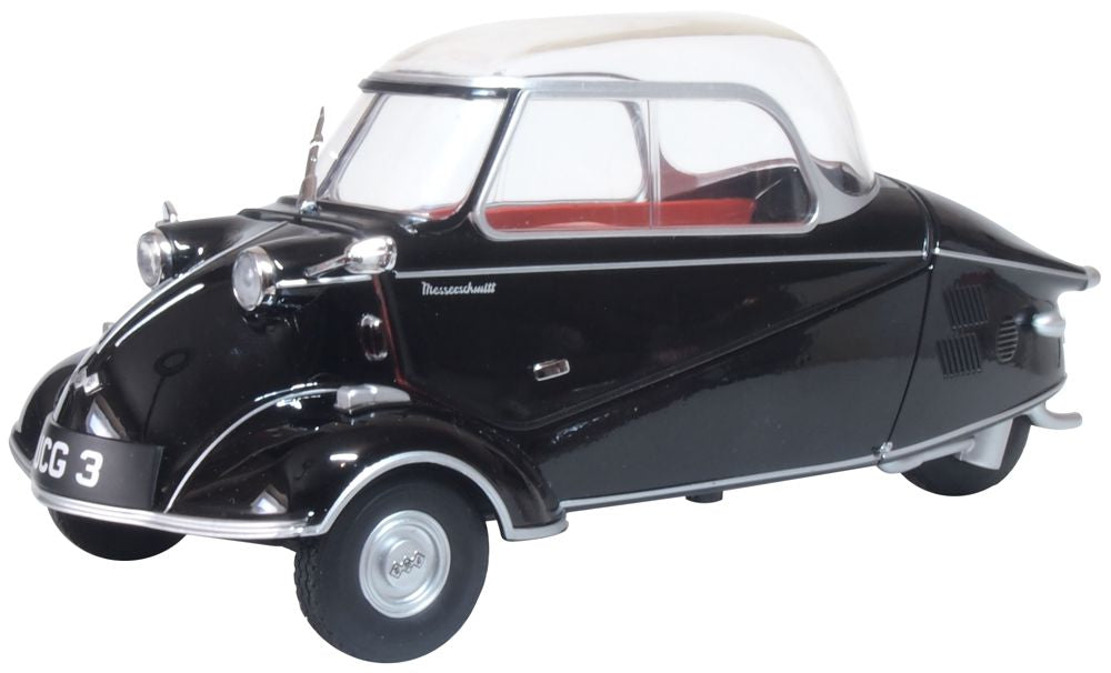 Available to Order – Messerschmitt KR200 Bubble Top Black 1:18 (OXF 18MBC007)