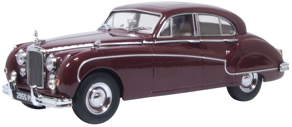 Available To Order – Jaguar MkIX Imperial Maroon 1:43 Oxford Diecast Model (OXF 43JAG9005)
