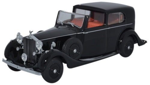 Available to Order – Rolls Royce Phantom 3 SdV Mulliner Black 1:43 Oxford Diecast Model (OXF 43RRP3001)