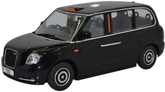 TX5 Taxi Black 1:43 Oxford Diecast Model
