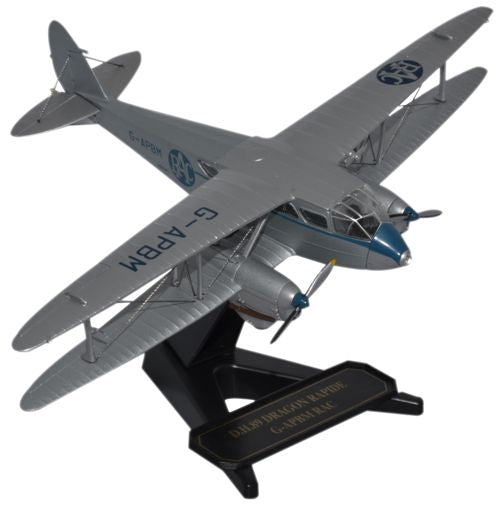 DH Dragon Rapide - RAC Aerial Patrol 1:72 Oxford Diecast Model
