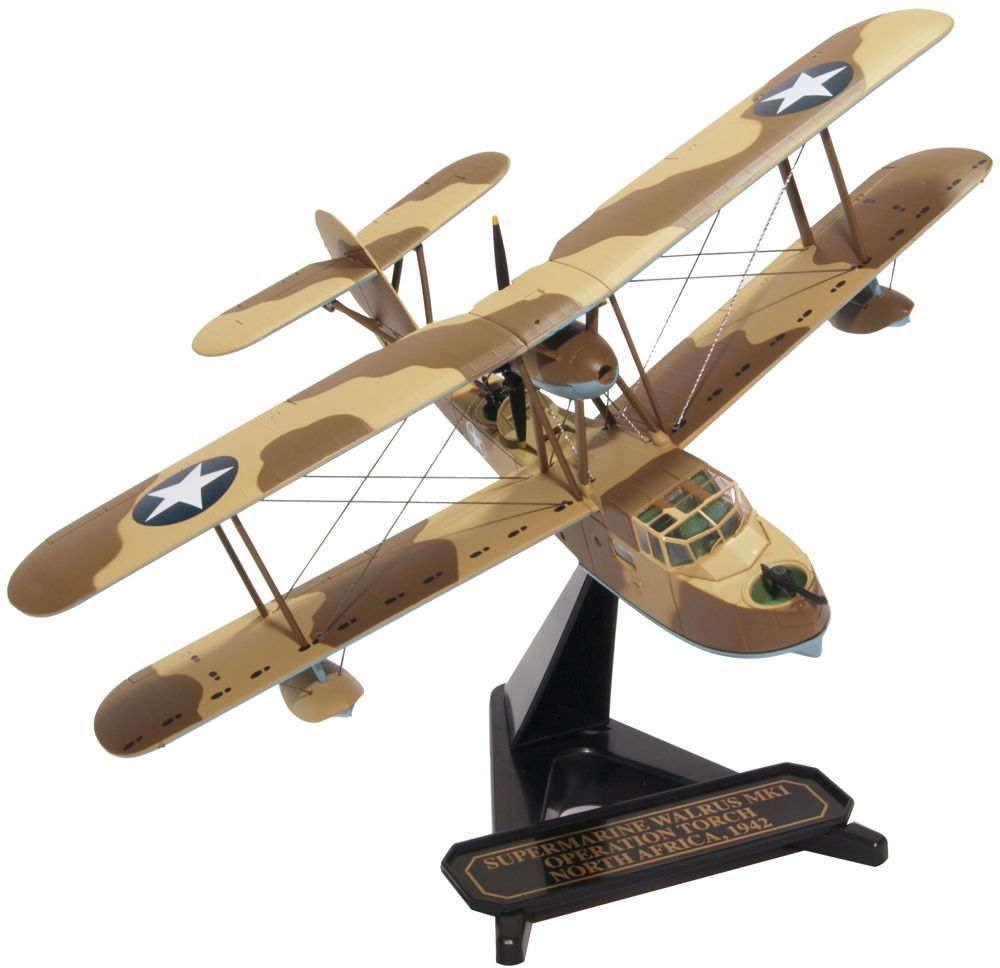 Available To Order – Supermarine Walrus Op Torch - N. Africa42 1:72 Oxford Diecast Model (OXF 72SW004)