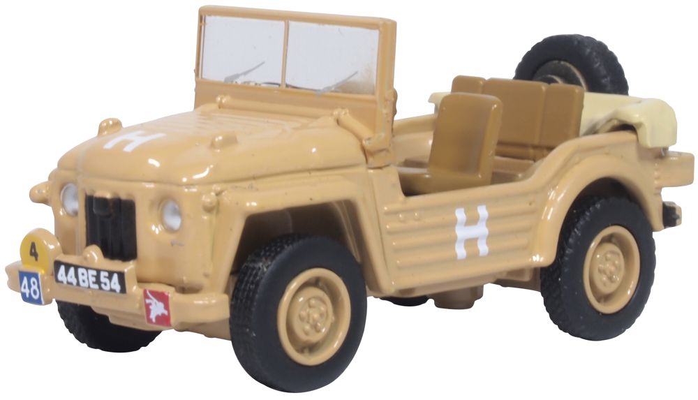 Austin Champ 9th Parachute Reg 16th Airborne Brg Suez 1956 1:76 Oxford Diecast Model