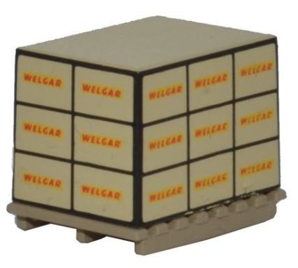 Pallet/Loads - Welgar (x4) 1:76 Oxford Diecast Model