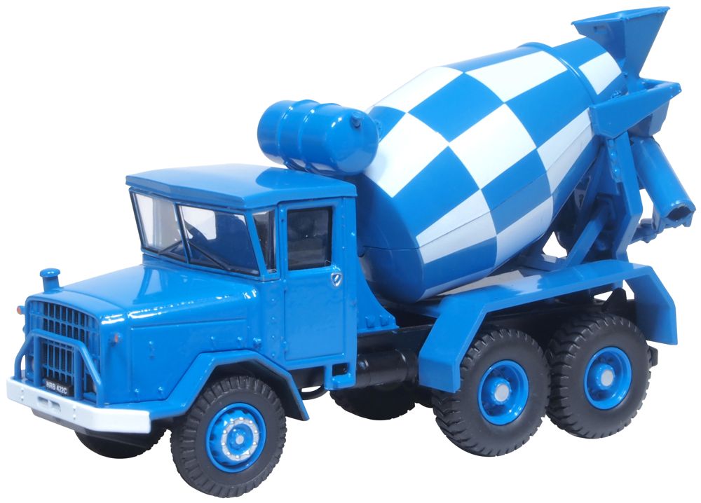 AEC 690 Cement Mixer Blue 1:76 Oxford Diecast Model