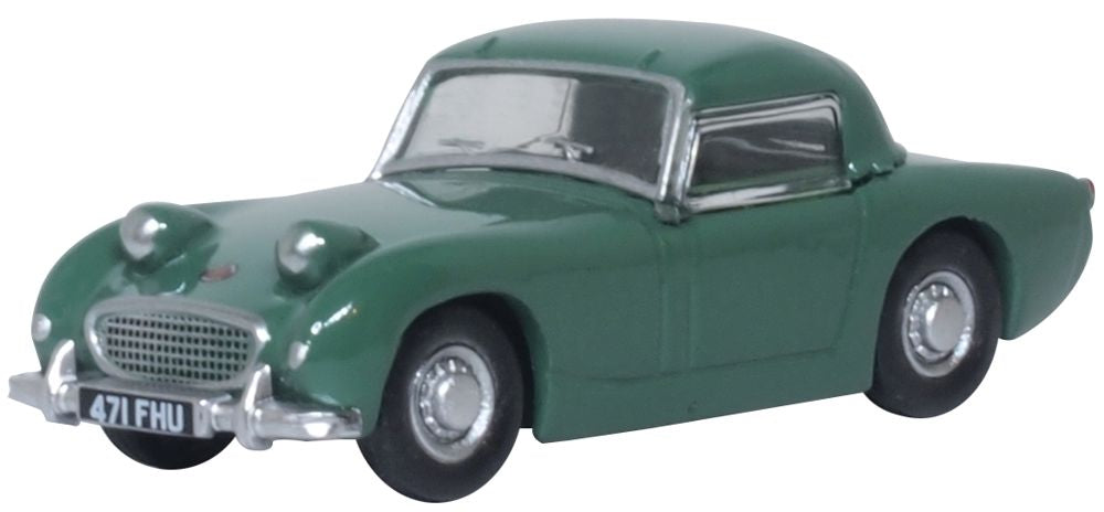 Austin Healey Frogeye Sprite Leaf Green 1:76 Oxford Diecast Model