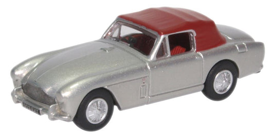 Aston Martin DB2 Mk3 DHC Snow Shadow Silve 1:76 Oxford Diecast Model
