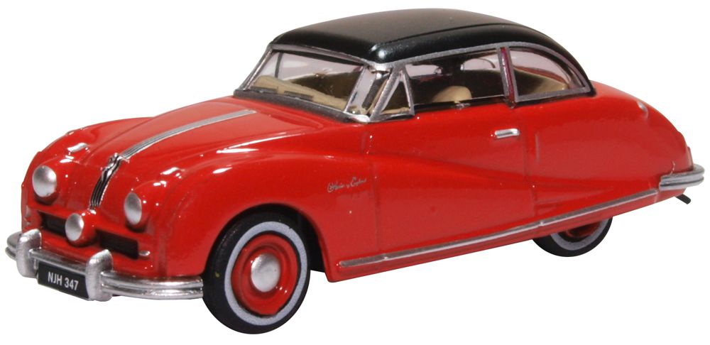 Austin Atlantic Saloon Ensign Red 1:76 Oxford Diecast Model