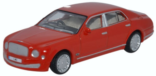 Available To Order – Bentley Mulsanne - St James Red 1:76 Oxford Diecast Model (OXF 76BM004)