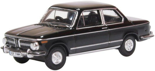 Available To Order – BMW 2002 Black 1:76 Oxford Diecast Model (OXF 76BM02004)