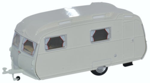 Available To Order – Carlight Continental Caravan Light Grey 1:76 Oxford Diecast Model (OXF 76CC001)
