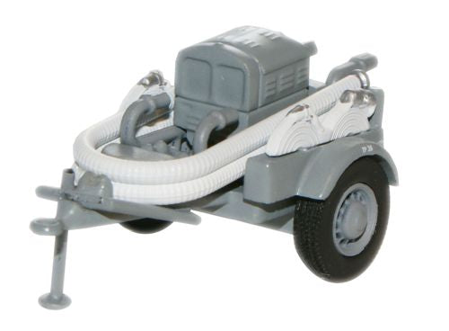 Coventry Climax Pump Trailer - NFS Grey 1:76 Oxford Diecast Model