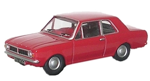 Ford Cortina Mk2 - Red 1:76 Oxford Diecast Model