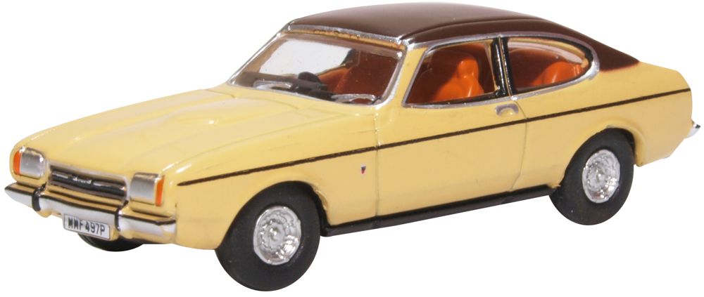 Available To Order – Ford Capri Mk2 Sahara Beige 1:76 Oxford Diecast Model (OXF 76CPR002)