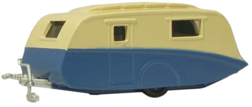 Caravan - Cream/Blue 1:76 Oxford Diecast Model