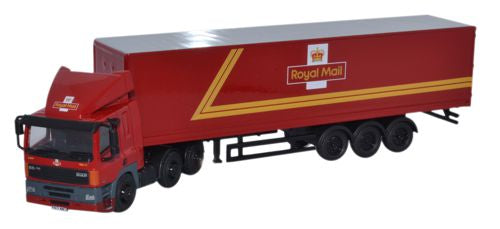 DAF 85 40ft Box Trailer - Royal Mail 1:76 Oxford Diecast Model