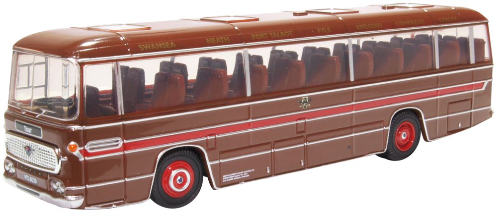 Duple Commander II Neath and Cardiff 1:76 Oxford Diecast Model
