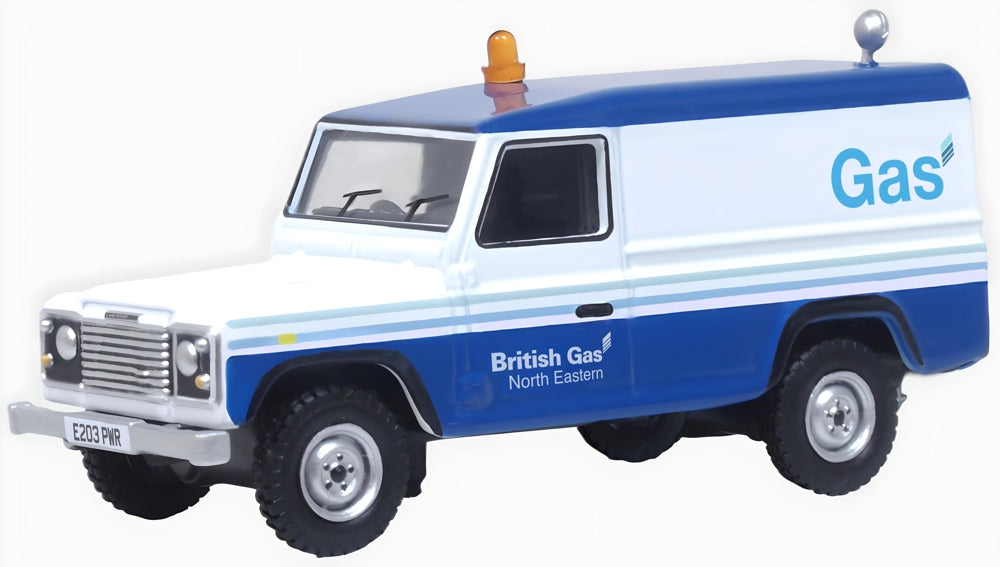 Land Rover Defender LWB St. Wagon British Gas 1:76 Oxford Diecast Model