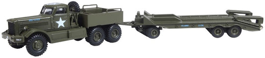 Diamond T Tank Transporter/Trailer US Army 1:76 Oxford Diecast Model
