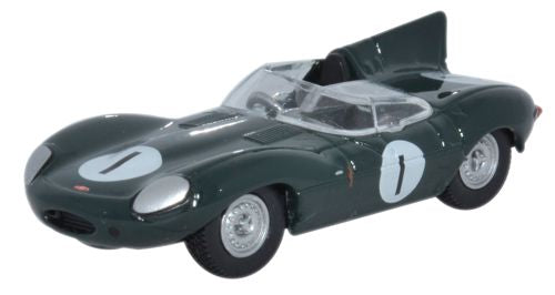 Jaguar D Type 1956 Le Mans 1:76 Oxford Diecast Model