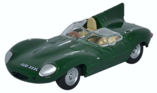 Jaguar D Type - Green 1:76 Oxford Diecast Model