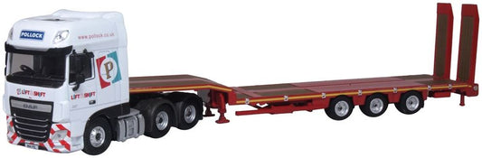 Pollock Lift & Shift DAF XF Euro 6 Semi Loader 1:76 Oxford Diecast Model