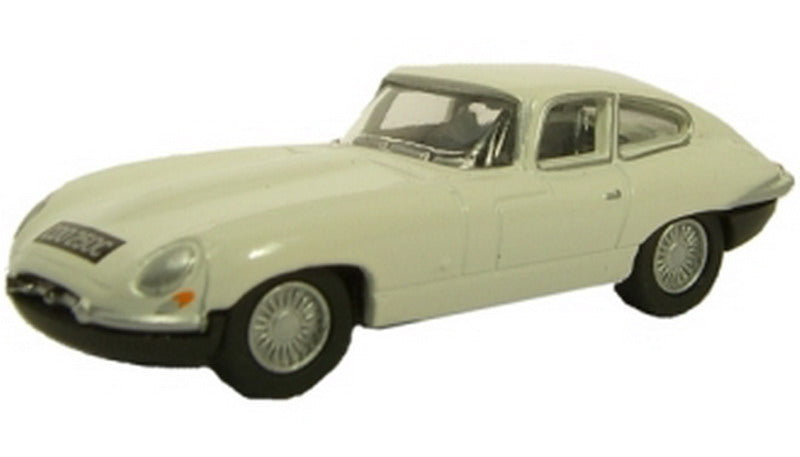Jaguar E Type Mk1 Coupe - White 1:76 Oxford Diecast Model