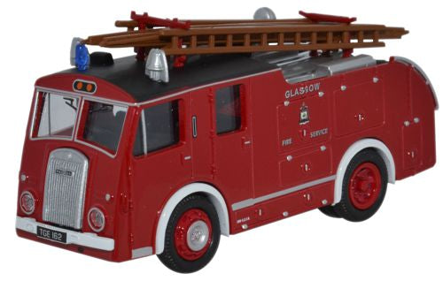 Dennis F8 - Glasgow Fire Brigade 1:76 Oxford Diecast Model