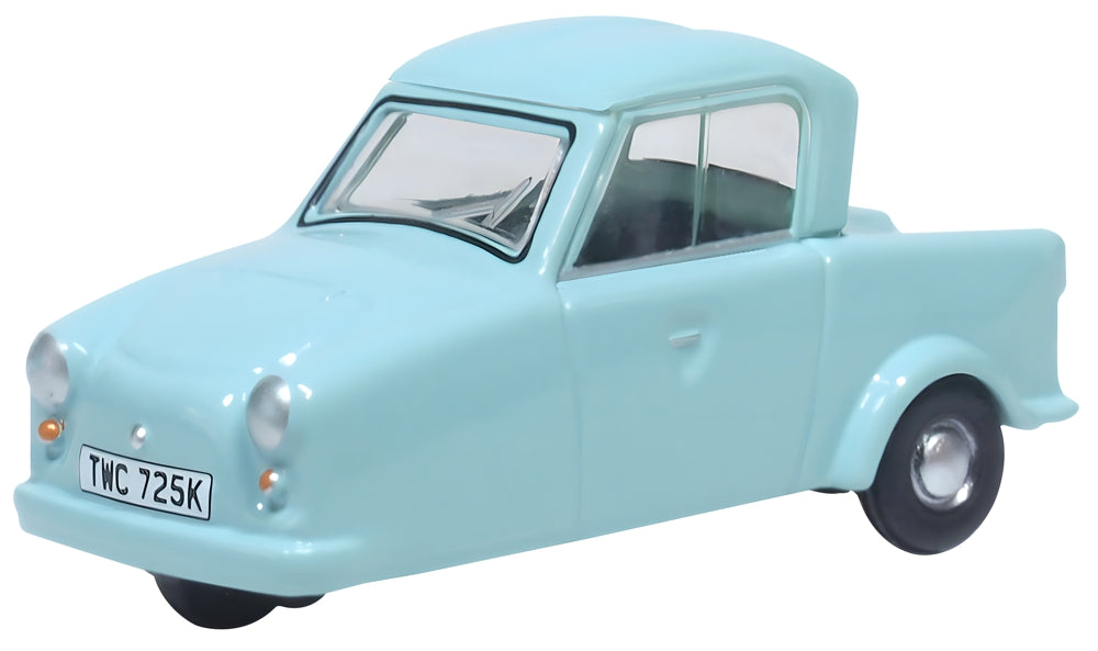 AC Invacar Turquoise - Pale Blue (Hubnut) 1:76 Oxford Diecast Model