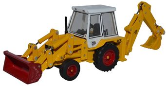 JCB Backhoe Loader 1980s 1:76 Oxford Diecast Model