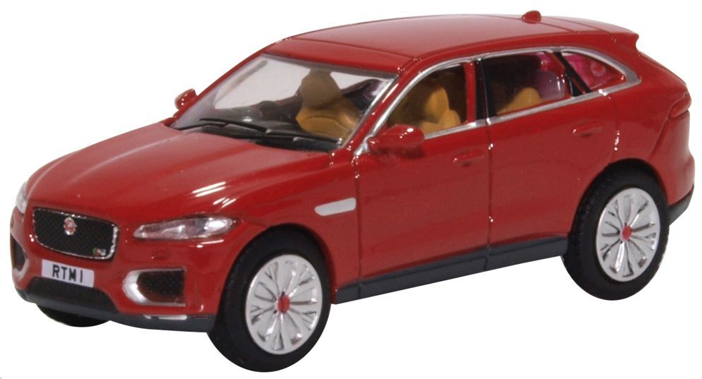 Jaguar F Pace Italian Racing Red 1:76 Oxford Diecast Model