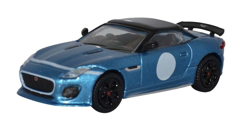Jaguar F Type Project 7 Ultra Blue 1:76 Oxford Diecast Model
