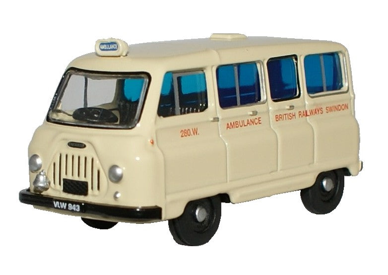 Morris J2 Ambulance - British Railways 1:76 Oxford Diecast Model