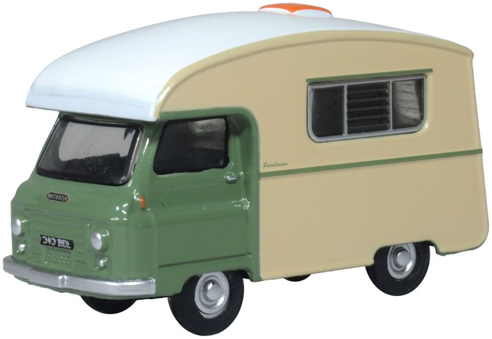 Morris J2 Paralanian1963 Sage Green/Pale Ivory 1:76 Oxford Diecast Model
