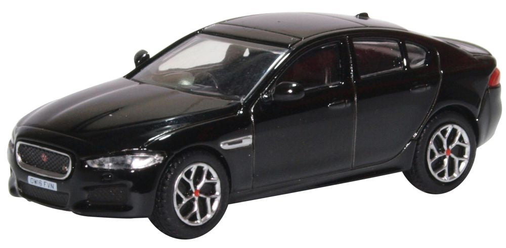 Jaguar XE Narvik Black 1:76 Oxford Diecast Model